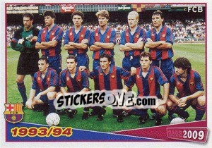 Sticker Equipa 1993/94 - FC Barcelona 2008-2009 n. 162 - Panini