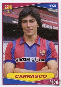 Sticker Carrasco - FC Barcelona 2008-2009 n. 165 - Panini
