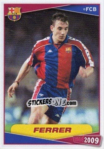 Sticker Ferrer - FC Barcelona 2008-2009 n. 167 - Panini