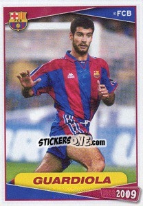 Sticker Guardiola - FC Barcelona 2008-2009 n. 168 - Panini