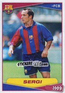 Sticker Sergi - FC Barcelona 2008-2009 n. 169 - Panini