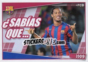 Cromo Balon de Oro - FC Barcelona 2008-2009 n. 171 - Panini