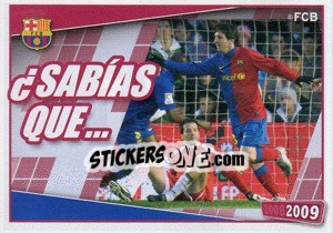Figurina 5000 Gol De Barca - FC Barcelona 2008-2009 n. 174 - Panini