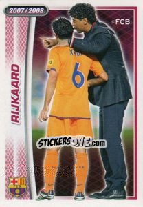 Cromo Frank Rijkaard - FC Barcelona 2007-2008 - Panini