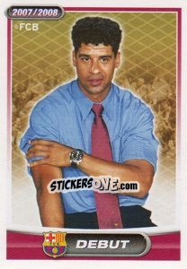 Sticker Frank Rijkaard - FC Barcelona 2007-2008 n. 7 - Panini