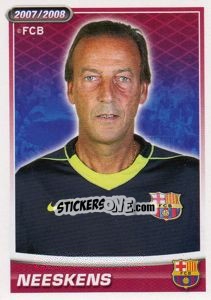 Sticker Johan Neeskens - FC Barcelona 2007-2008 n. 9 - Panini