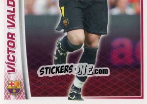 Cromo Victor Valdes - FC Barcelona 2007-2008 - Panini
