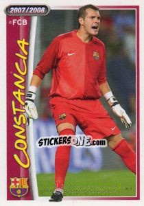 Figurina Jorquera (constancia) - FC Barcelona 2007-2008 - Panini