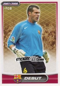 Sticker Jorquera (debut) - FC Barcelona 2007-2008 n. 21 - Panini
