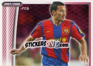 Figurina Gianluca Zambrotta - FC Barcelona 2007-2008 - Panini