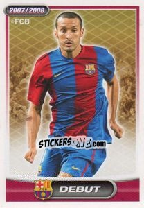 Sticker Gianluca Zambrotta (debut) - FC Barcelona 2007-2008 n. 26 - Panini