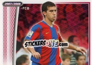 Cromo Oleguer - FC Barcelona 2007-2008 - Panini
