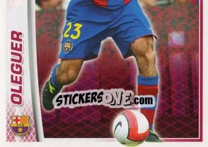 Cromo Oleguer - FC Barcelona 2007-2008 - Panini