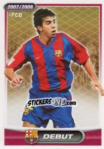 Cromo Oleguer (debut) - FC Barcelona 2007-2008 - Panini