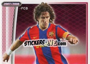 Figurina Carles Puyol - FC Barcelona 2007-2008 - Panini