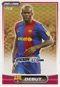 Sticker Lilian Thuram (debut) - FC Barcelona 2007-2008 n. 44 - Panini