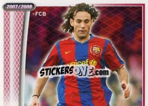Sticker Gabriel Milito - FC Barcelona 2007-2008 n. 47 - Panini