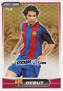 Figurina Rafael Marquez (debut) - FC Barcelona 2007-2008 - Panini