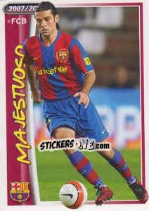 Sticker Rafael Marquez (majestuoso) - FC Barcelona 2007-2008 n. 57 - Panini