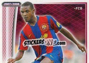 Sticker Eric Abidal - FC Barcelona 2007-2008 n. 59 - Panini