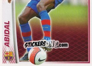 Sticker Eric Abidal - FC Barcelona 2007-2008 n. 60 - Panini