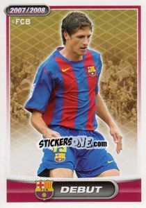 Figurina Edmilson (debut) - FC Barcelona 2007-2008 - Panini