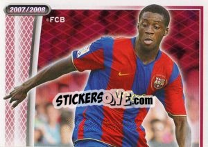 Sticker Toure Yaya - FC Barcelona 2007-2008 n. 71 - Panini