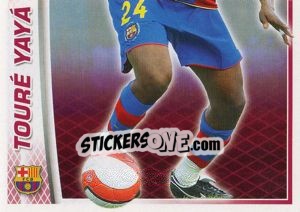 Sticker Toure Yaya - FC Barcelona 2007-2008 n. 72 - Panini