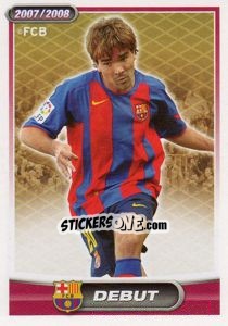 Cromo Deco (debut) - FC Barcelona 2007-2008 - Panini