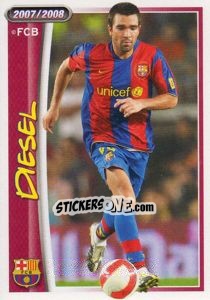 Sticker Deco (diezel) - FC Barcelona 2007-2008 n. 81 - Panini