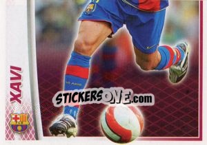 Sticker Xavi - FC Barcelona 2007-2008 - Panini