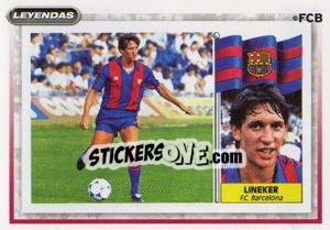 Sticker Lineker - FC Barcelona 2007-2008 n. 92 - Panini