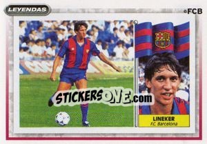 Cromo Lineker - FC Barcelona 2007-2008 - Panini