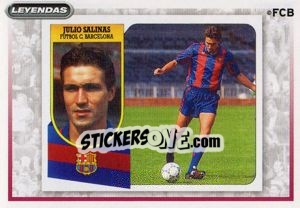 Sticker Julio Salinas - FC Barcelona 2007-2008 n. 93 - Panini