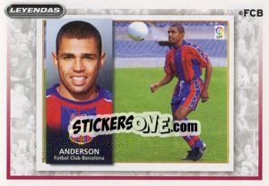 Sticker Anderson - FC Barcelona 2007-2008 n. 98 - Panini
