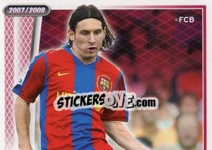 Sticker Messi - FC Barcelona 2007-2008 n. 107 - Panini