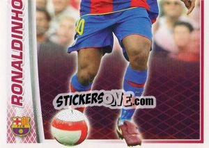 Figurina Ronaldinho - FC Barcelona 2007-2008 - Panini