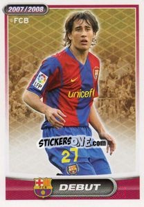 Sticker Bojan Krkic (debut) - FC Barcelona 2007-2008 - Panini