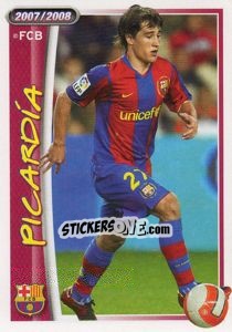 Cromo Bojan Krkic (picardia) - FC Barcelona 2007-2008 - Panini