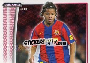Cromo Giovani Dos Santos - FC Barcelona 2007-2008 - Panini