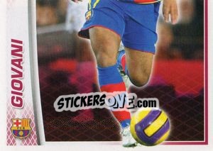 Sticker Giovani Dos Santos - FC Barcelona 2007-2008 n. 138 - Panini