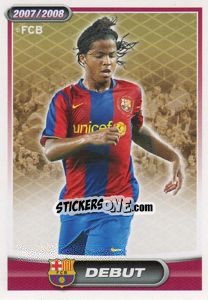 Sticker Giovani Dos Santos (debut) - FC Barcelona 2007-2008 - Panini