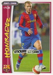 Sticker Gudjohnsen (honradez) - FC Barcelona 2007-2008 n. 143 - Panini