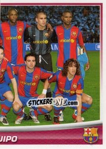 Figurina Equipo - FC Barcelona 2007-2008 - Panini
