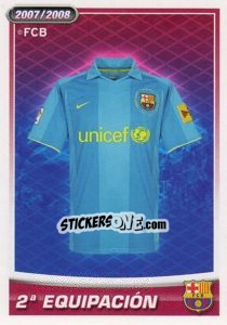 Sticker 2 Equipacion - FC Barcelona 2007-2008 n. 154 - Panini