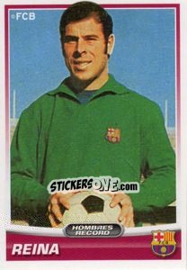 Sticker Reina (minutos) - FC Barcelona 2007-2008 n. 165 - Panini