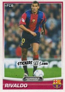 Sticker Rivaldo (goles) - FC Barcelona 2007-2008 n. 168 - Panini