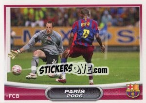 Cromo Bravo, Samu! - FC Barcelona 2007-2008 - Panini