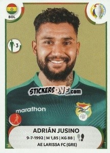Sticker Adrían Jusino - CONMEBOL Copa América 2021
 - Panini