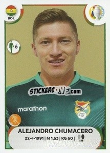 Sticker Alejandro Chumacero - CONMEBOL Copa América 2021
 - Panini